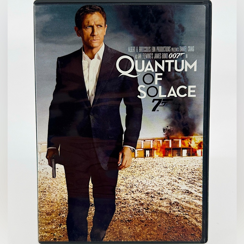 Quantum of Solace on DVD. James Bond